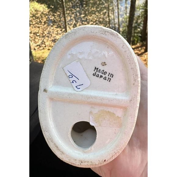 Arnart 5th Avenue Hand Painted Vintage Girl feeding geese made in Japan -S84 - Picture 8 of 11